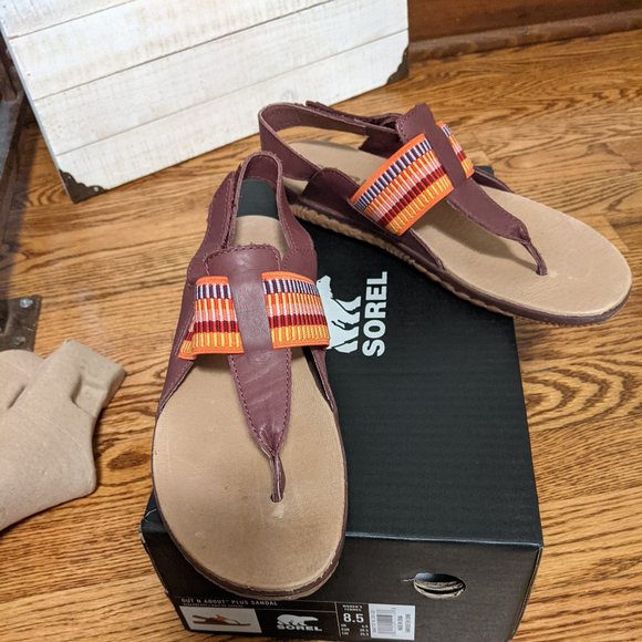 Sorel size 8.5 Brown Sandal - Picture 1 of 2